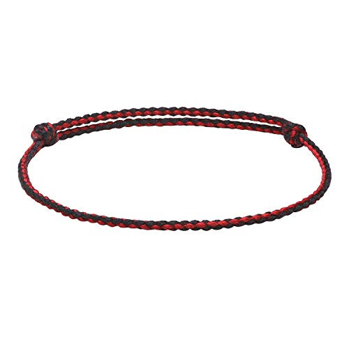 DAO XING Beach Wrap Vsco Bracelets Ocean Wave Strand Bracelets Waterproof Handmade Friendship Bracelets Braided Rope Bohemian Anklet Bracelet Adjustable