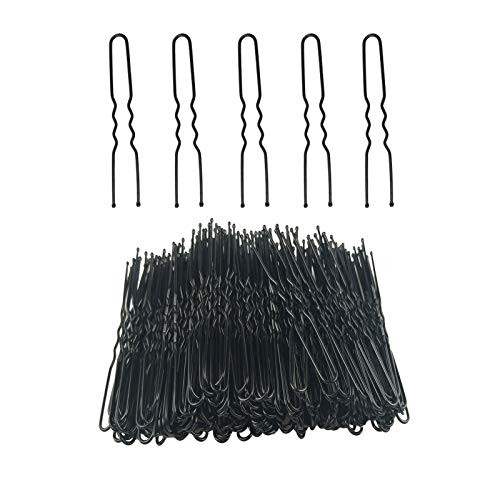 200Pcs 6cm U Shaped Hair Pins?Bun Hair Pins with Storage Box by KeJian, Black 200Pcs 6cm U Shaped Hair Pins?Bun Hair Pins with Storage Box by KeJian, Black
