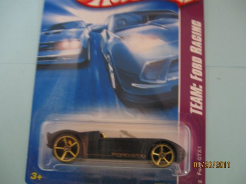 Hot Wheels Ford Gtx1 with Gold Oh5sp's 2008 Team Ford Racing