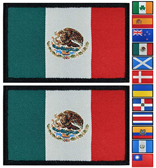 JBCD 2 Pack Mexico Flag Patches Mexican Flags Tactical Patch Pride Flag Patch for Clothes Hat Patch Team Military Patch JBCD 2 Pack Mexico Flag Patches Mexican Flags Tactical Patch Pride Flag Patch for Clothes Hat Patch Team Military Patch