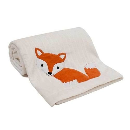 Woodland Tales Fox Forest Animals Unisex Baby Crib Blanket by Lambs & Ivy Woodland Tales Fox Forest Animals Unisex Baby Crib Blanket by Lambs & Ivy