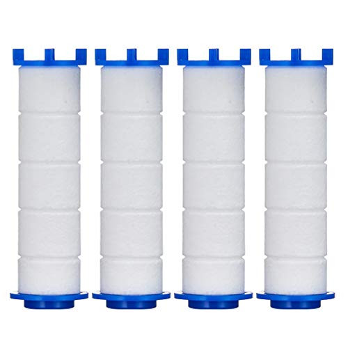 XYCING Shower Filters for Filtered Showerhead, 4pcs PP Polypropylene Filter Cartridges Replacement for Handheld Detachable Filtration Shower Head -7.5cm length-