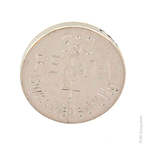 Renata / Swatch Group - Silver oxide button cell 390 RENATA 1.55V 80mAh - Blister x 1