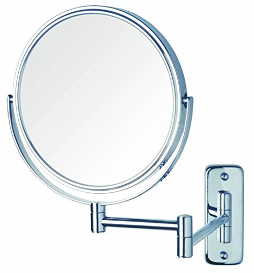Jerdon JP7506CF 8-Inch Wall Mount Makeup Mirror with 5x Magnification, Chrome Finish Jerdon JP7506CF 8-Inch Wall Mount Makeup Mirror with 5x Magnification, Chrome Finish