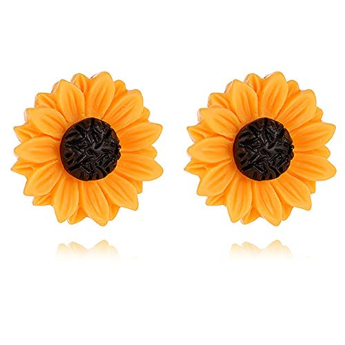 DIYANMMY Fashion Simplicity Sunflower Leaf Pendant for Women Yellow Enamel Daisy Sun Flower Dangle Drop Earrings Jewelry Gift -Sunflower Leaf drop earring- DIYANMMY Fashion Simplicity Sunflower Leaf Pendant for Women Yellow Enamel Daisy Sun Flower Dangle Drop Earrings Jewelry Gift -Sunflower Leaf drop earring-