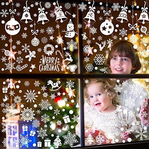 252 Pcs Christmas Snowflake Window Clings Decal Stickers - Xmas Holiday Window Clings for Glass Windows Christmas Window Decorations Ornaments Party Supplie 252 Pcs Christmas Snowflake Window Clings Decal Stickers - Xmas Holiday Window Clings for Glass Windows Christmas Window Decorations Ornaments Party Supplie