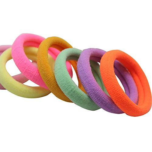 Muranba 20 Pcs Girl Elastic Hair Ties Band Rope Ponytail Bracelet Rubber String Muranba 20 Pcs Girl Elastic Hair Ties Band Rope Ponytail Bracelet Rubber String