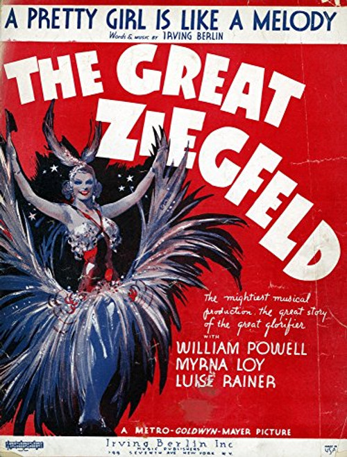 Berlin Sheet Music Cover Namerican Sheet Music Cover C1942 For The Song A Pretty Girl Is Like A Melody An Irving Berlin Composition Of 1919 That Was Included In The Score Of The 1936 Film The Great Zi