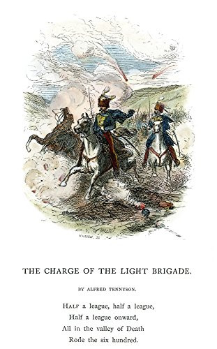 Crimean War Light Brigade Nthe Charge Of The Light Brigade At Balaklava 25 October 1854 Wood Engraving From A 19Th Century Edition Of Lord Alfred TennysonS Poem Charge Of The Light Brigade Poster Prin