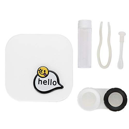 Contact Lenses Soaking Case, Contact Lens Box, Exquisite for Contact Lenses-Hello-