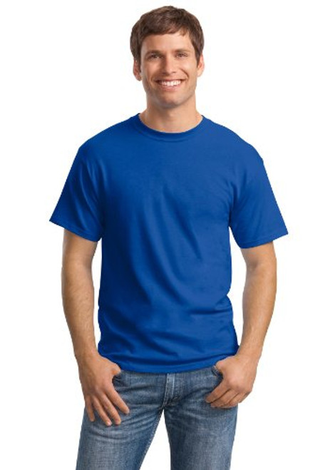 HANES Short Sleeve Tagless ComfortSoft T-Shirt,Deep Royal,XLarge