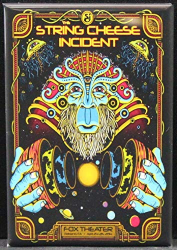 The String Cheese Incident Concert Poster Refrigerator Magnet.