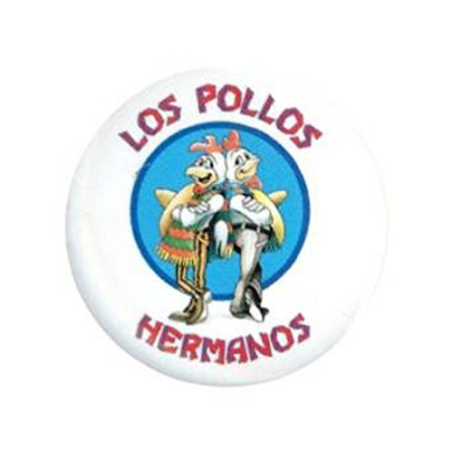 Animewild Breaking Bad Los Pollos Hermanos 1.25 Inch Button Animewild Breaking Bad Los Pollos Hermanos 1.25 Inch Button