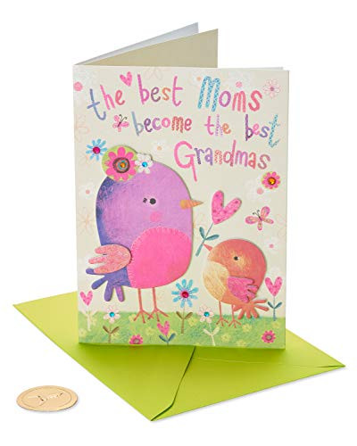 Papyrus Mother's Day Card for Grandma -Colorful Birds-