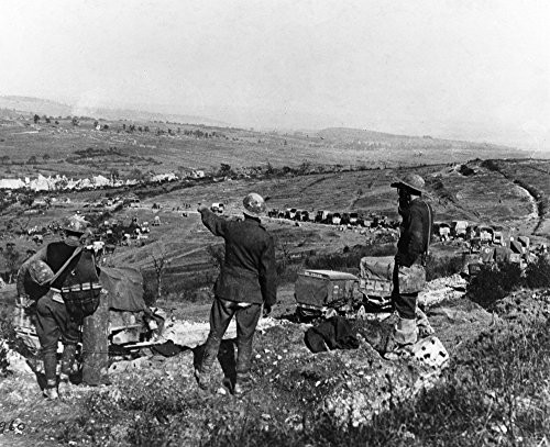 World War I Transport NuS Army Soldiers Surveying The Transportation Of Supplies Through The European Countryside During World War I Photograph C1918 Poster Print by (18 x 24) World War I Transport NuS Army Soldiers Surveying The Transportation Of Supplies Through The European Countryside During World War I Photograph C1918 Poster Print by (18 x 24)