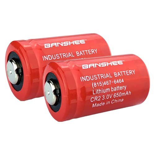 Banshee Replacement for CR2 650mAh 3V Lithium -LiMNO2- Button Top Photo Battery - 2 Pack