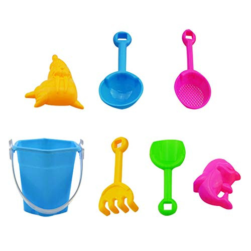 URSING Kids Beach Sand Toys Set, 7pcs Beach Toys Sand Molds, Beach Bucket Beach Watering Can Shovel Tool Kit Sandbox Toys for Toddlers, for Toddlers Kids Outdoor Indoor Play Gift URSING Kids Beach Sand Toys Set, 7pcs Beach Toys Sand Molds, Beach Bucket Beach Watering Can Shovel Tool Kit Sandbox Toys for Toddlers, for Toddlers Kids Outdoor Indoor Play Gift