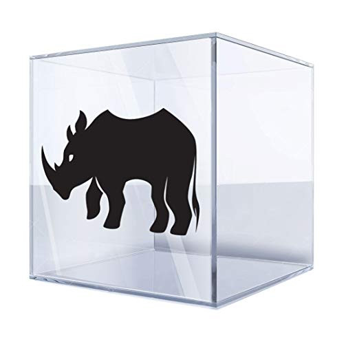 Decal Sticker Rhino Rhinoceros Figure 5 X 2,9