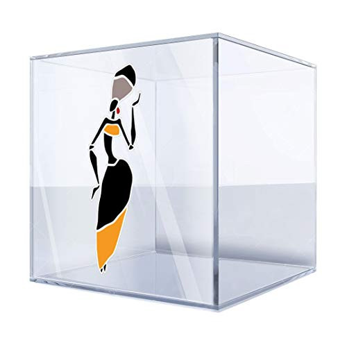 Stickers Decal Minimal Traditional African Woman Figure 4 X 1,4