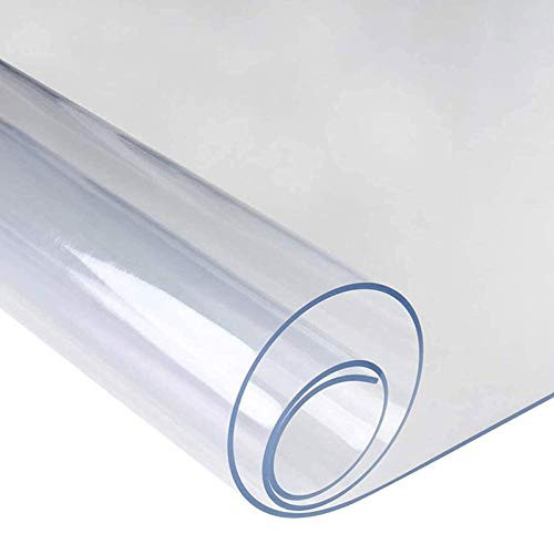 Chair Mat for Hard Floors, 0.5mm Clear Table Cover, for Dining Room Table Desk Clear Plastic Table Cloth Cover Wipeable Waterproof Table Protector for Dining Room-30x30cm/11.81x11.81in-