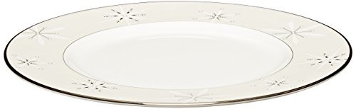 Lenox Federal Platinum Snowflake Accent Plate,Accent Plate, Snowflake