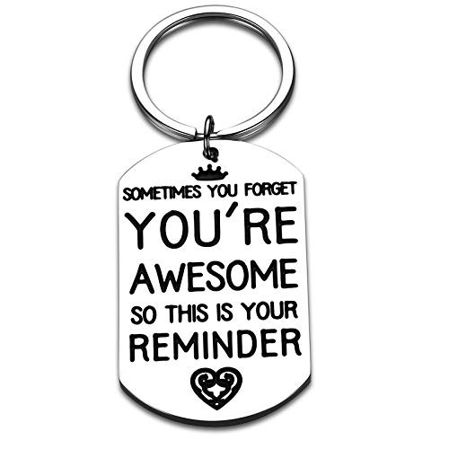 Funny Inspirational Christmas Keychain Gifts Birthday Anniversary Valentines Day for Her Him Boys Girls Friend BFF Thank You Appreciation Gifts for Coworker Boss Graduation to Daughter Son Funny Inspirational Christmas Keychain Gifts Birthday Anniversary Valentines Day for Her Him Boys Girls Friend BFF Thank You Appreciation Gifts for Coworker Boss Graduation to Daughter Son