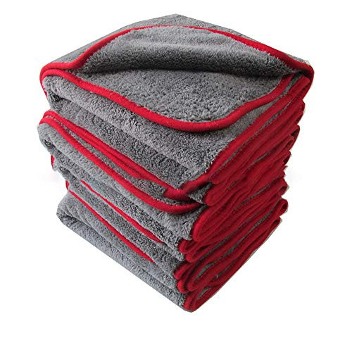 Yaochen Microfiber Towels for Car Cleaning, Thick Lint Free for Cars, Absorbent Car Drying Towel, Set of for Household and Car Washing, Drying, Detailing Washing Cloth 4060