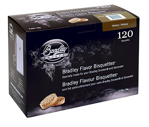 Bradley Smoker BTHC120 Hickory Bisquettes 120 Pack