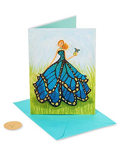 Papyrus Birthday Card for Her - Designed by Bella Pilar -Butterfly Girl-