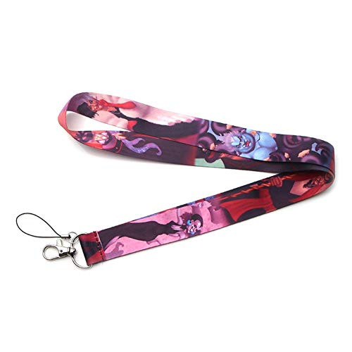 SuperSenter Premium Lanyard Cartoon Villains Themed - Hook  and  Phone String - Keychains or ID Badge Holders