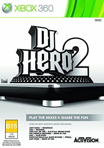 Dj Hero 2 Software - Xbox 360 -Stand-Alone Software-