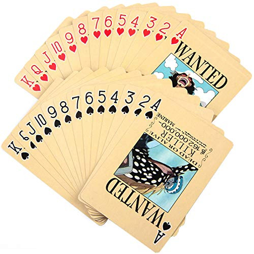 MGFHOME MH One Piece Anime Group Playing Cards Paper Poker Cards -Multiple Characters-