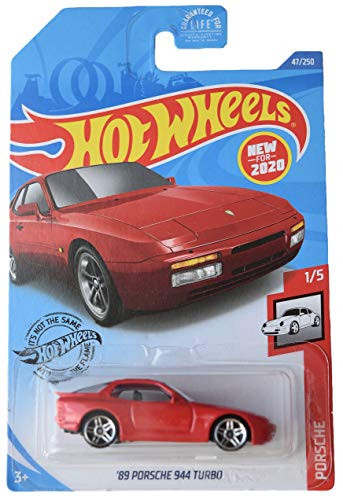 DieCast Hotwheels '89 -Porsche 944 Turbo-, Porsche 1/5 -red-