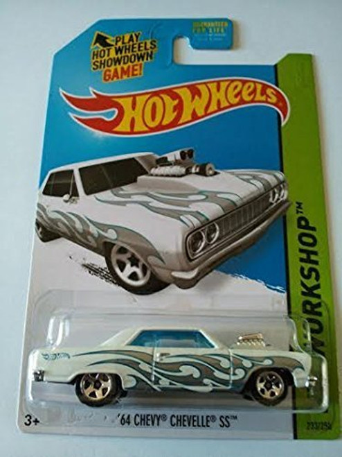 2014 Hot Wheels Hw Workshop '64 Chevy Chevelle SS - White 2014 Hot Wheels Hw Workshop '64 Chevy Chevelle SS - White