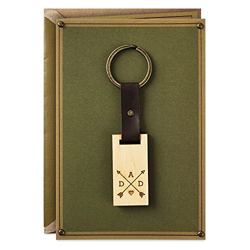 Hallmark Signature Birthday Card for Dad -Removable Wood Keychain- Hallmark Signature Birthday Card for Dad -Removable Wood Keychain-
