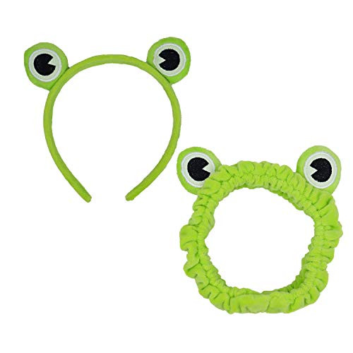 KRISMYA Frog Headband and Frog Head Wrap Hairband,Cute Frog Eye Little Green Elastic Headband Frog Eye Spa Headband Makeup Headband Hair Accessories for Face Washing Shower Sports Yoga Beauty Skincare KRISMYA Frog Headband and Frog Head Wrap Hairband,Cute Frog Eye Little Green Elastic Headband Frog Eye Spa Headband Makeup Headband Hair Accessories for Face Washing Shower Sports Yoga Beauty Skincare