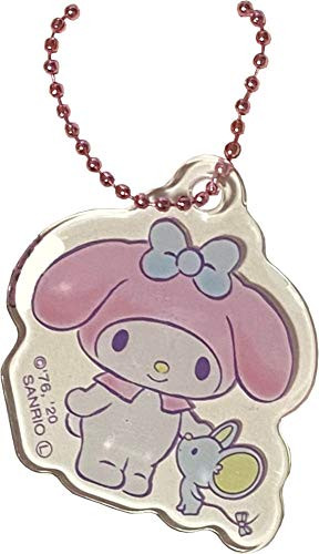 Sanrio My Melody Key Chains Key Ring Holder Ball chain with Plate