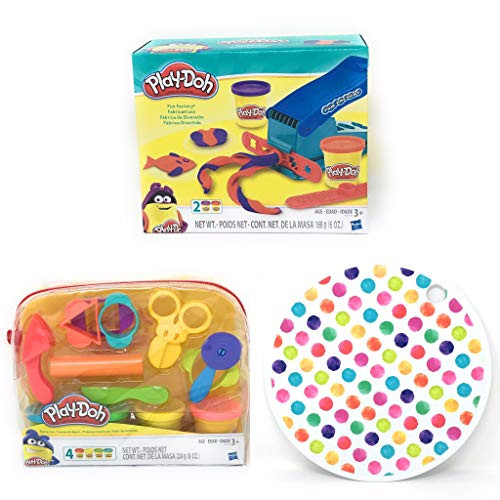 Kids Fun Bundle with Play-Doh Fun Factory, Play-Doh Starter Set, and Momentum Brands Cutting Board