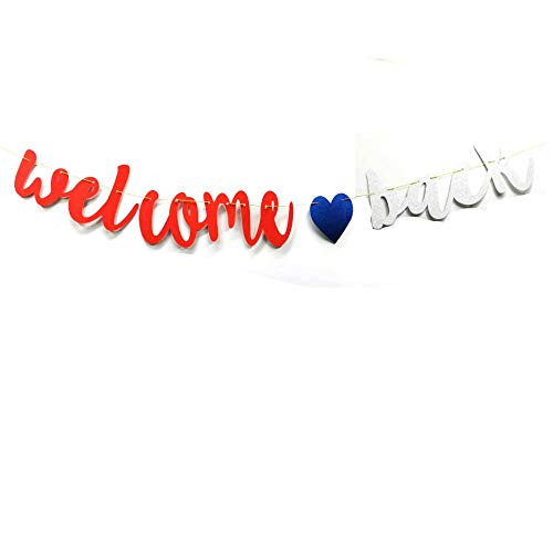 Welcome Back Soldier Banner Military Army Soldier Homecoming Patriotic Decorations Family Gathering Party Supplies
