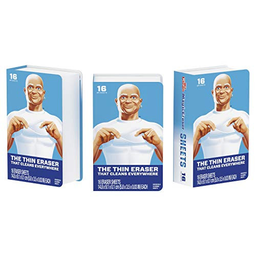Mr. Clean Magic Eraser Cleaning Sheets, 3 Packs of 16 Sheets, 48 Count