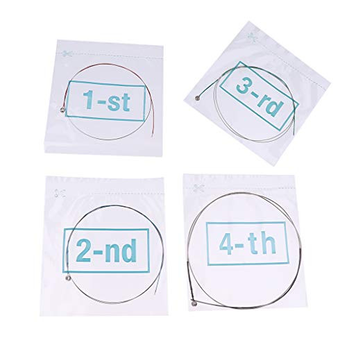 LoveinDIY 1st- 4th 4Pieces Violin Strings Copper Violin/Fiddle Strings for Violinist