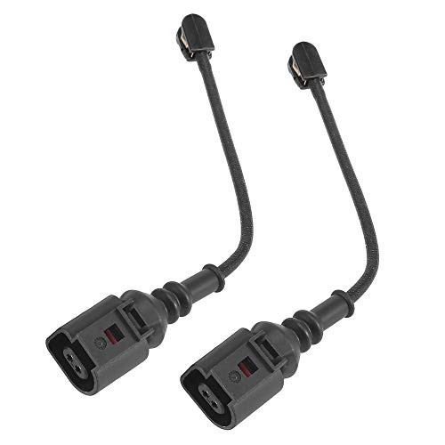 X AUTOHAUX 2pcs Car Front Brake Pad Wear Sensor for Audi A3 Quattro 2012-2013 8V0615437