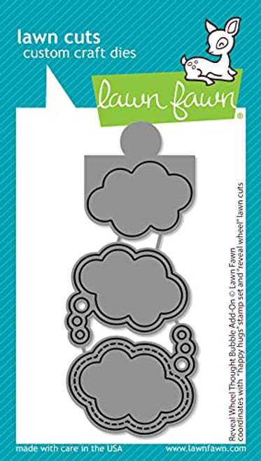 Lawn Fawn Craft Dies LF2567 Reveal Wheel Thought Bubble add-on