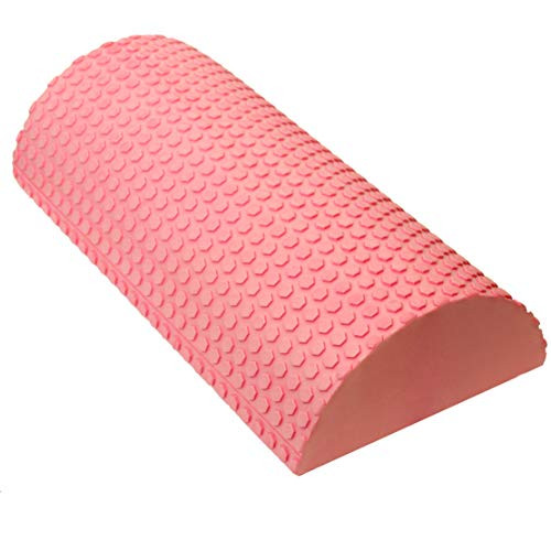 VIPELE High Density EVA Foam Roller for Muscle Restoration, Massage Therapy, Sport Recovery, and Physical Therapy. 6" x 12", Half-Round -Pink- VIPELE High Density EVA Foam Roller for Muscle Restoration, Massage Therapy, Sport Recovery, and Physical Therapy. 6" x 12", Half-Round -Pink-
