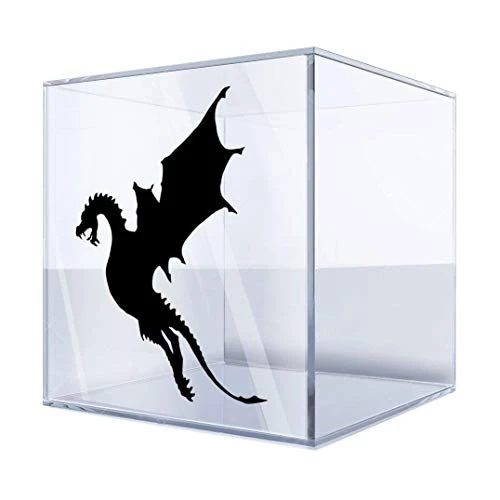 Decal Sticker Flying Dragon Figure 4 X 3,4