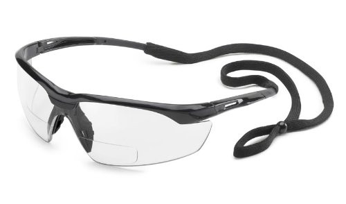 Gateway Safety 28GB8M Conqueror Wraparound Eye Safety Glasses, Silver Mirror Lens, Black Frame