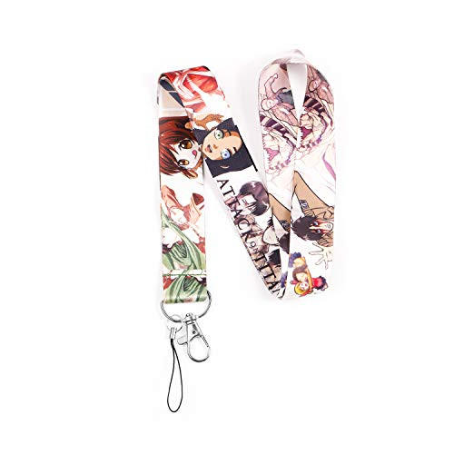 Attack on Titan Lanyard with ID Holder Keychain Holder Anime Lanyard