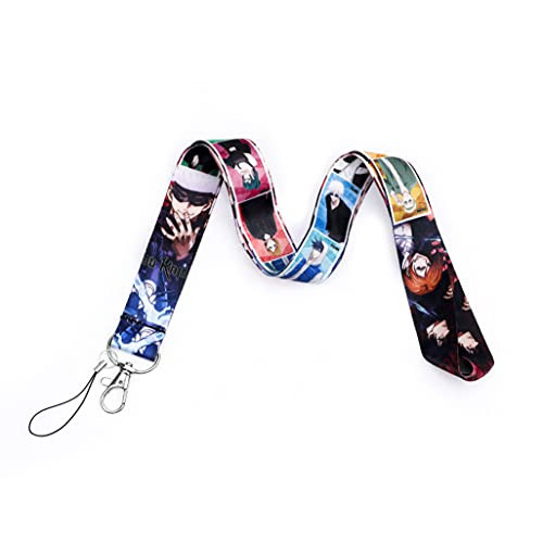 Jujutsu Kaisen Lanyard- Hook  and  Phone String- Keychains Or Id Badge Holders