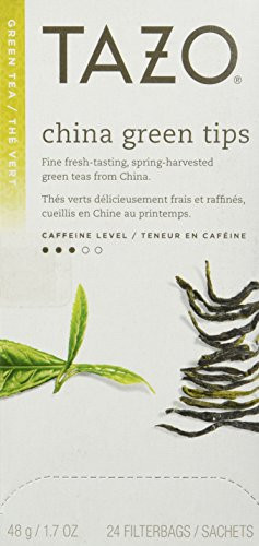 Tazo and reg China Green Tip Tea, Filter Bags -24-pc.-