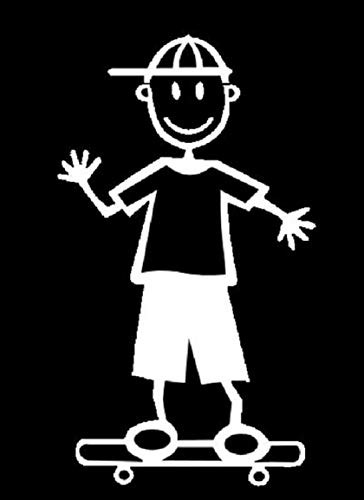 My Stick Figure Family Car Window Vinyl Bumper Sticker Decal